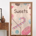 thumbnail image 4 of XMXT Japanese Noren Doorway Room Divider Curtain,Lovely Pink Candy Decoration Restaurant Closet Door Entrance Kitchen Curtains, 34 x 56 inches, 4 of 7