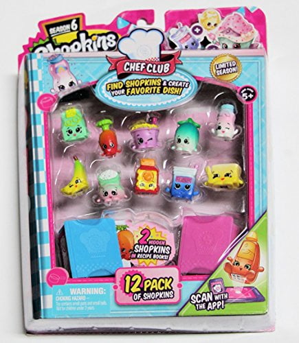 SHOPKINS CHEF CLUB 12 PACK LIMITED SEASON 6 