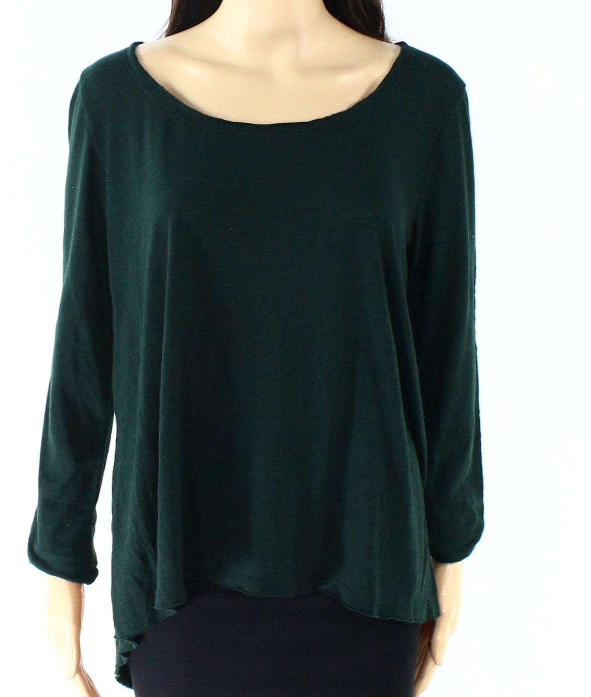 H by Bordeaux - H By Bordeaux NEW Green Womens Size Small S Scoop-Neck ...