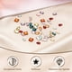 thumbnail image 4 of Uxcell 50 piezas de brillantes de zirconio brillantes de 2-4 mm, diamantes mini para arte de uñas, gemas de cristal 3D de fondo plano, 4 of 6