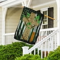 thumbnail image 4 of Irish Shamrock American US Flag - House Flag (29.5" x 39.5"), 4 of 9