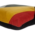 thumbnail image 5 of 20" X 20" Mustard Yellow And Black Geometric Zippered 100% Cotton Throw Pillow, 5 of 5
