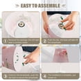 thumbnail image 5 of BZSMCE Table Lamp Creative Pink Roses Pattern Simple Pattern Night Light, 5 of 8