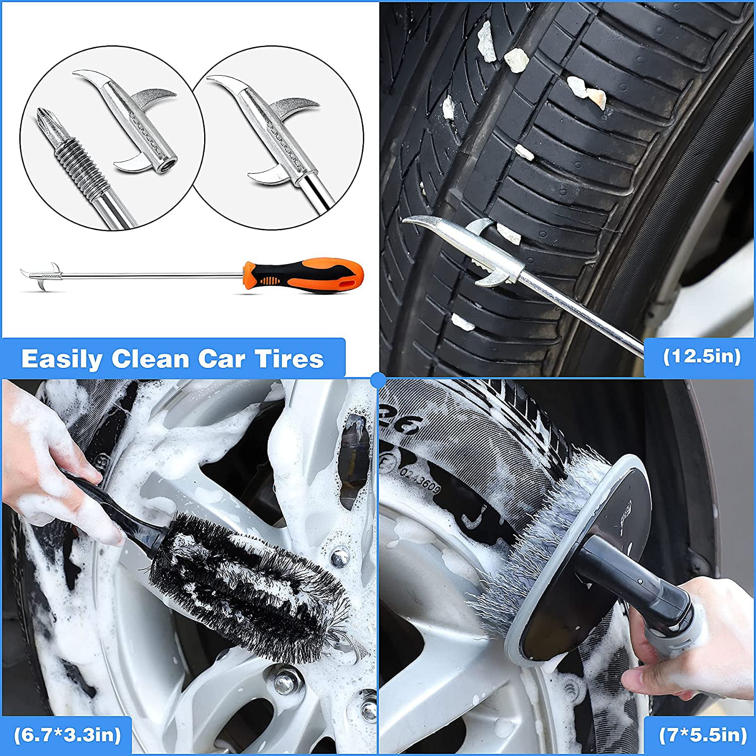 Car Washing Cleaning Kit Tools Car Wash Equipment Seven in One Car Wash  Mitt Auto Cleaner Duster Vehicle Squeegee Microfiber Rag Cleaning  Accessories Esg13053 - China Car Wash Kit, Car Washing Kit