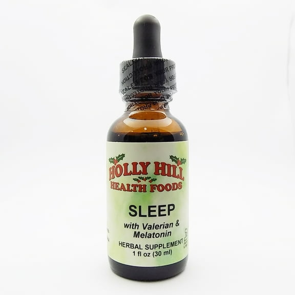 Holly Hill Health Foods, Sleep (with Valerian & Melatonin), 1 Ounce
