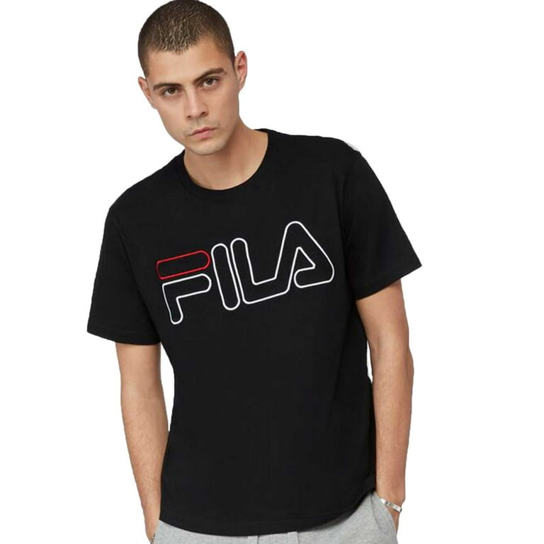 Men's T-Shirt Black-White-Red lm171b43-001 -