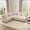 Beige Coffee, variant on Large Modular Sectional Corner Couches with Tassel, 7 Seater Sofa Big Comfy Leopard Chenille L Shaped Couches with 2 Throw Pillows and 5 Lumbar Pillows, Movable Ottomans,Beige Coffee
