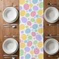 thumbnail image 4 of Table Runner 72 Inches Long for Kitchen Dining, Easter Eggs Dresser Scarf Farmhouse, Dining Table Decorations for Wedding/Parties, Cute Colorful Spring Love Country 16 x 72 In, 4 of 8
