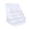 thumbnail image 3 of Almencla Acrylic Brochure Holder Clear Display Stand for Booklets Magazines Documents 4 Grid, 3 of 8