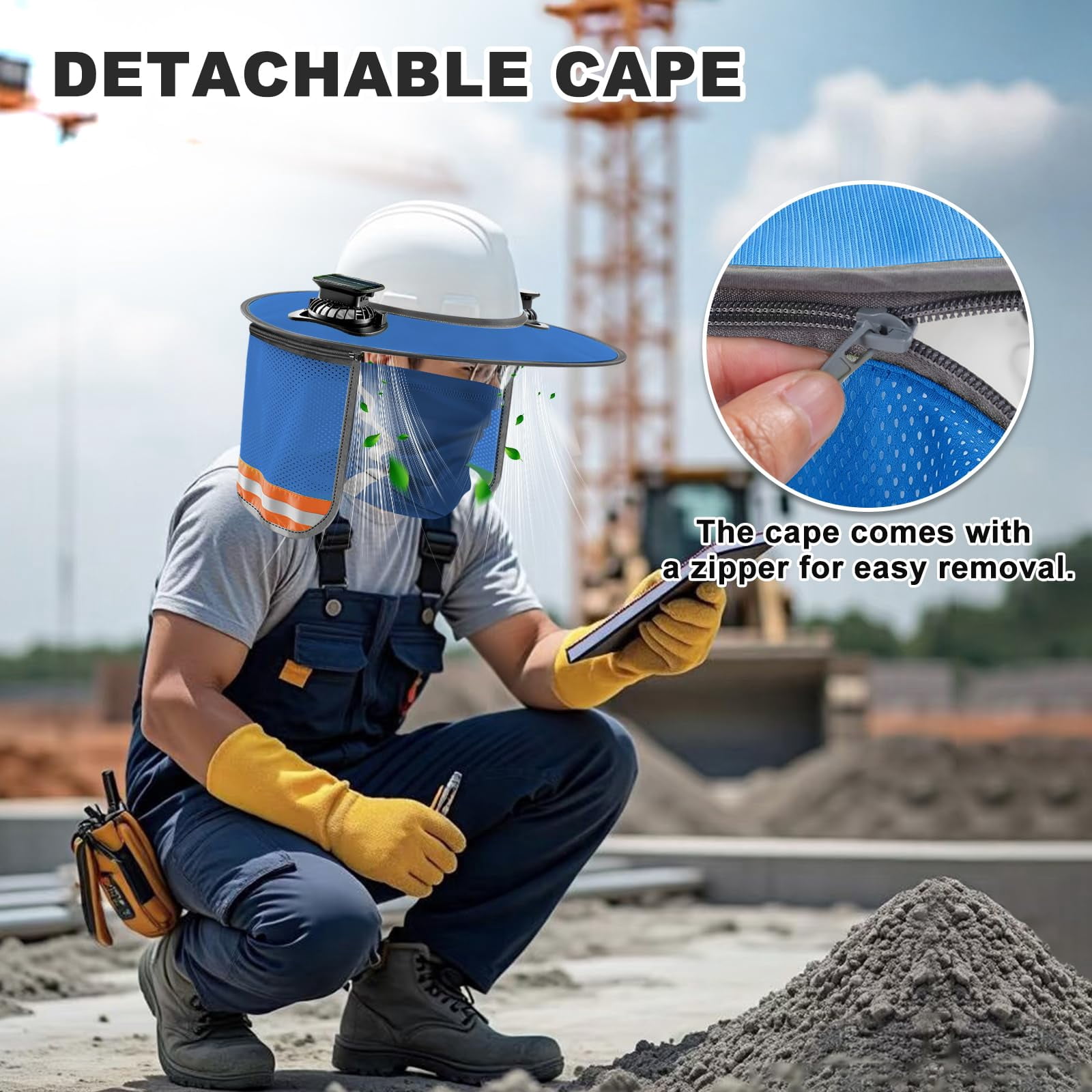Hard Hat Sun Shade, Hard Hat Visor Full Brim Hardhat Sun Shield