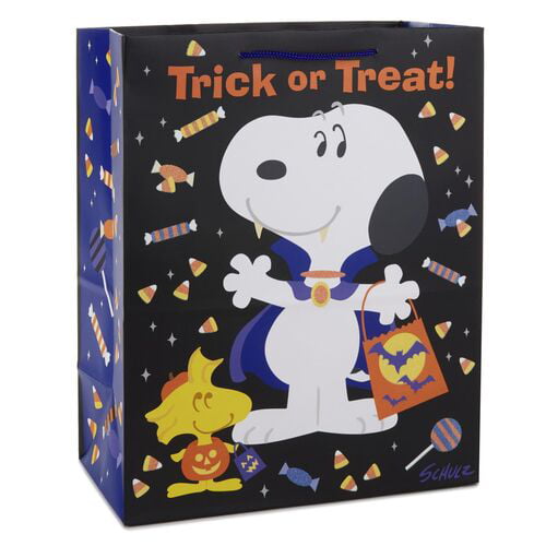 Snoopy & Woodstock Halloween Magnet ☆ TRICK or TREAT ☆ 3.5X4.5 inches large 