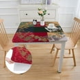 thumbnail image 2 of NIJIANKEHAN Holiday Legacy Dyed Square Table Cloth, Holiday, Winter, and Christmas Tablecloth (Holiday Legacy,  Rectangular) 36"*36, 2 of 8