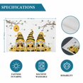 thumbnail image 6 of Yellow Bees Gnomes Placemats Set of 4, Spring Floral Branches Modern Art Placemats for Dining Table, Place Mats for Kitchen Tabletop, Waterproof Wipeable Dining Table Mats Set, 6 of 9