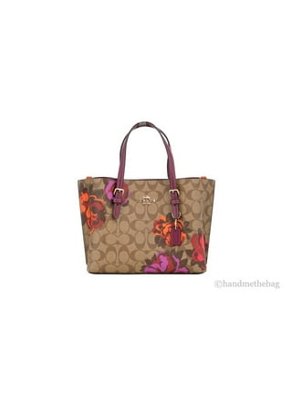 Coach C8743 City Tote With Mystical Floral Print In Faded Blush Multi