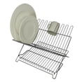 thumbnail image 2 of Better Houseware Jr. Folding Dish Rack, Metallic, 2 of 7