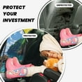 thumbnail image 4 of Naloa Tropical Paradise Window View 2Pcs Anti-Kick Back Seat Cover Kick Mat, Car Seat Protector with 3 Storage Pockets, 4 of 8