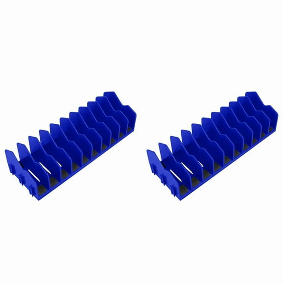 2X Plier Organizer Rack, 10-Slot Pliers Cutters Organizer Rack ,Tool Organizer, Tool Drawer Toolbox Organizer,2 x tool organizer rack,Blue