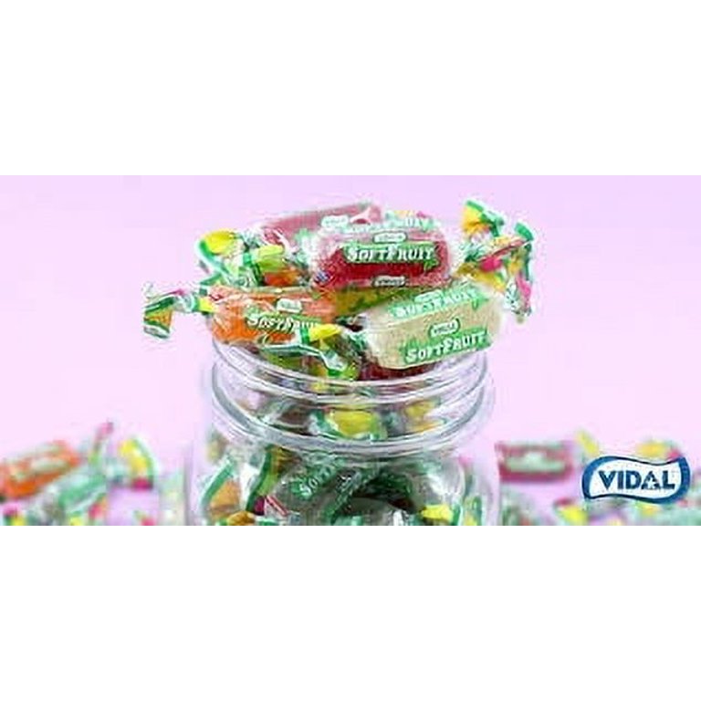 Vidal Glas Frut Bonbons Dragéifiés - Mélange De Fruits 2 Kg (Ananas, Orange, Citron, Fraise, Pomme) - Sans Gluten