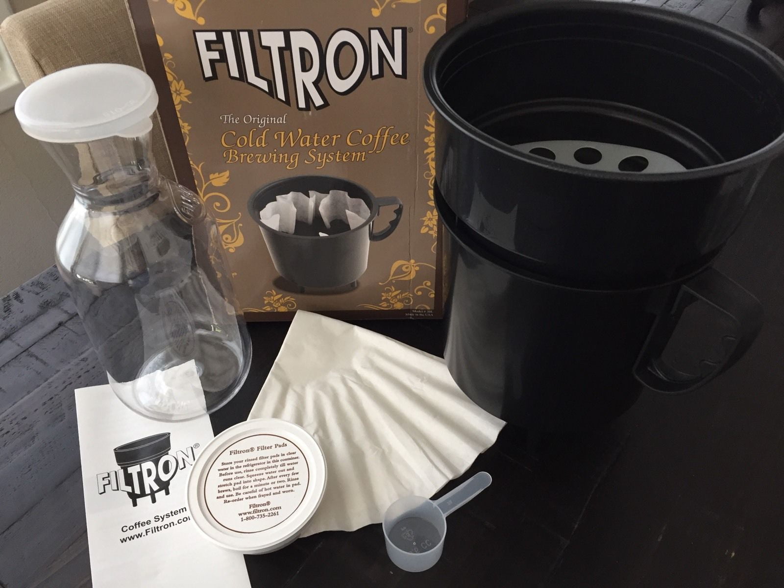 Filtron Cold Brew Brewer w/ Accessories