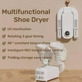 thumbnail image 3 of Foldable Electric Shoe Dryer - Portable Shoe Boot Dryer, Heat Blower for Shoes, Socks, Gloves & Ski Boots, Multi-Purpose Drying Machine, Compact Travel-Friendly Design, 3 of 8
