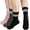 Black Grey Pink, variant on Pilates Grip Socks Non Slip Yoga Socks for Women, Non Skid Slip Sticky Slipper Barre Socks with Grippers