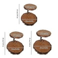thumbnail image 2 of Rustic Wood Slice Cupcake Stand, Natural Wooden Tiered Dessert Display Tray for Parties, Weddings, Birthdays, Baby Showers, Graduations, 2 of 7