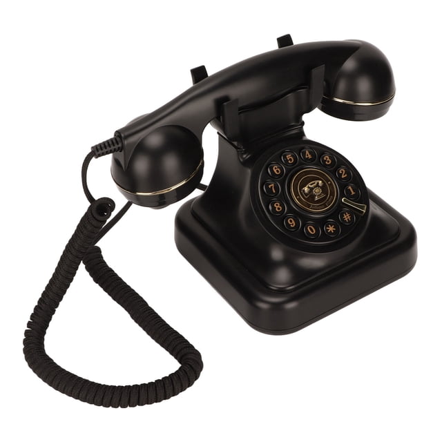 Vintage Landline Phone, High Definition Large Microphone Plug And Play Corded Telephone For Office