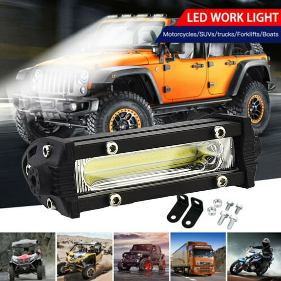 Mduoduo 12V 24V LED Auto Offroad Spot Flood Combo LED Light Bar Work Light For Truck Car SUV 4WD 4x4 9W ATV Headlights Car Accessories