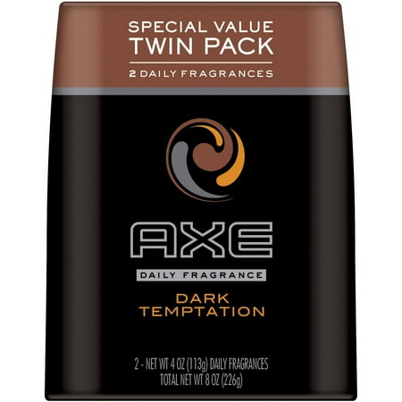 Axe Dark Temptation Daily Fragrance 4 oz, Twin Pack