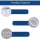 thumbnail image 3 of 24 Pcs Shower Curtain Ring, C-Shaped Shower Curtain Hook, Plastic Shower Curtain Rings, Shower Curtain Ring for Bathroom, for Bathroom, Bedroom, Dress, 3 of 5