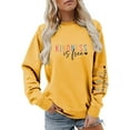 thumbnail image 2 of Kindness Sweatshirt for Women 2026 Casual Fall Winter Long Sleeve Crewneck Graphic Sweatshirt Pullover Tops, 2 of 4