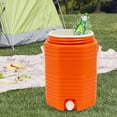 thumbnail image 5 of Insulated Beverage Cooler with 2.37 Gallon Capacity, Durable PU Material, Keeps Drinks Hot or Cold, Ideal for Parties and Outdoor Events, 5 of 9