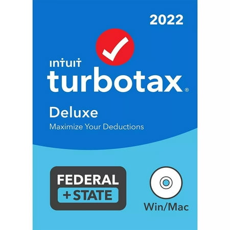 TurboTax Deluxe + State 2022[PC/Mac Download]