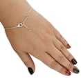 thumbnail image 3 of Sterling Silver Infinity Sign with Heart Bracelet, 8 Inches, 3 of 3