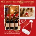 thumbnail image 7 of Mini Santa Hat 10-Pack, 1.8 Inch Christmas Decorations for Wine Bottles Utensils, Festive Red White Plush Hat for Wine Bottles, Christmas Party Accessory Set, Christmas Decorations Indoor, 7 of 7