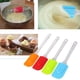 thumbnail image 4 of Raspador de masa de silicona, espátula de silicona de 4 piezas, juego de raspador de masa con mango de plástico, resistente al calor, antiadherente, accesorios para hornear sin BPA para hornear, horn JAMW Sencillez, 4 of 5