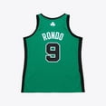 thumbnail image 2 of Men's Mitchell & Ness Rajon Rondo Kelly Green Boston Celtics 2007-08 Hardwood Classics Authentic Jersey, 2 of 7