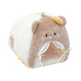 thumbnail image 3 of Tienda de campaña para casa de muñecas, mini tienda compacta y cómoda, cama de peluche para figuras, accesorios de muebles para casa de muñecas para marrón, 3 of 10