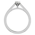 thumbnail image 4 of Diamond Engagement Ring For Women Emerald Solitaire 4-Prong GIA Certified 0.50 Carat 14K White Gold (J,SI), 4 of 7