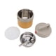thumbnail image 2 of 1.2L Insulated Thermal Lunch Jar 304 Stainless Steel Vacuum Thermal Lunch Containers with Spoon for Students Workers Wax Yellow, 2 of 5