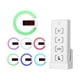 thumbnail image 2 of Reloj De Pared Hueco Digital Con Control Remoto, Reloj De Pared Con Superficie De Espejo Led Creativo Para Sala De Estar Interior Yuarrent HA017747-00, 2 of 7