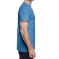 thumbnail image 2 of Jnriver Men's Short Sleeve Lightweight Heavy Cotton T-Shirt Regular-Fit Crewneck Tee for Casual Wear Gym Workout Summer Outfit - Carolina Blue - 3XL, 2 of 3