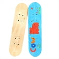 thumbnail image 3 of 58,5 cm Tabla de Skate Tabla de Skate de Arce en Adultos Niños DIY Tablero Pintado A Mano Doble Balancín, 3 of 5
