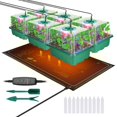 thumbnail image 1 of Kit de inicio de semillas Adawook con luces de cultivo, alfombrilla térmica de 72 celdas, 1 of 8