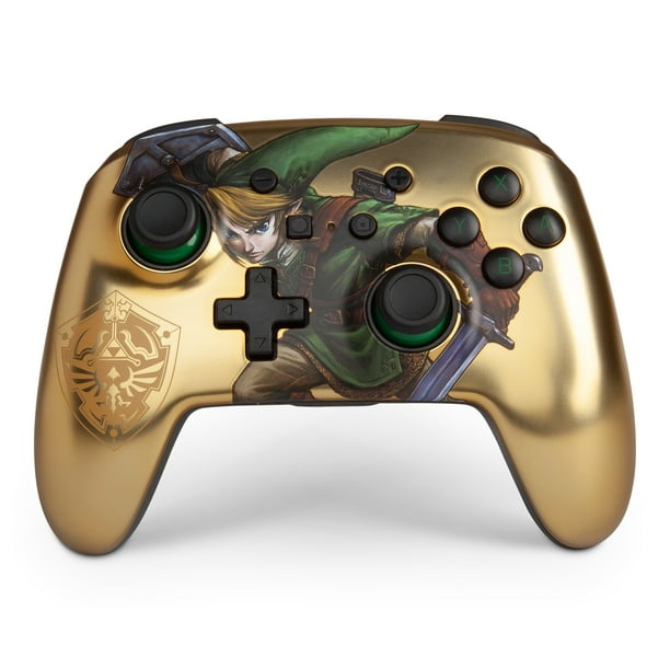Powera Enhanced Wireless Controller For Nintendo Switch Link Gold Walmart Com Walmart Com