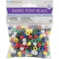 thumbnail image 2 of Multicraft Pony Bead 9x6mm Barrel Opq Mix 1.5oz, 2 of 2