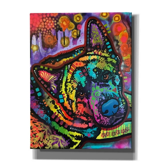 Epic Graffiti 'Oli' by Dean Russo, Giclee Canvas Wall Art, 12"x16"