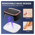 thumbnail image 4 of Professional Rechargeable Nail UV LED Lamp Dryer HD Display Smart Wireless Nail Drying Lamp ,Fashion, 4 of 7