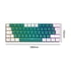 thumbnail image 1 of Teclado para juegos T60 interruptor rojo/azul 62 teclas teclado con cable para juegos Mini USB con cable, 1 of 8