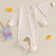 thumbnail image 2 of Odeerbi 0-6 Meses Niños Niñas Algodón Romper Con Sombrero Conjunto Niños Cuello Redondo Manga Larga Mono, 2 of 4